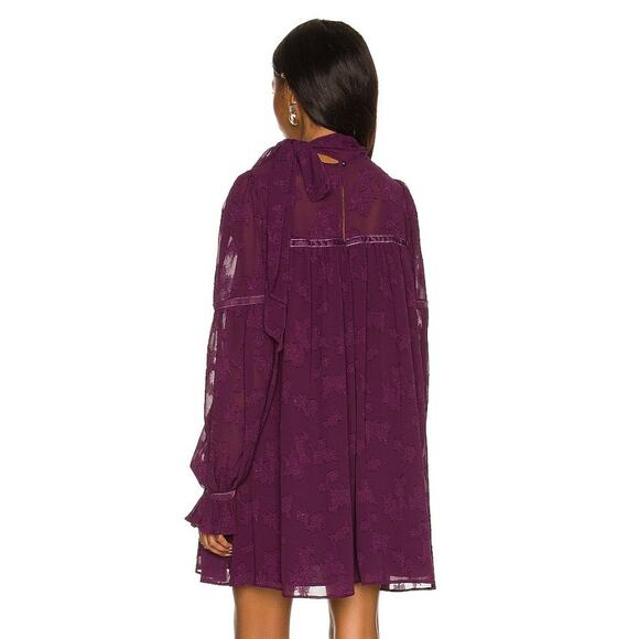 NWT Revolve Tularosa Sienna Mini Dress in Berry Red Purple Womens Medium - Picture 9 of 9